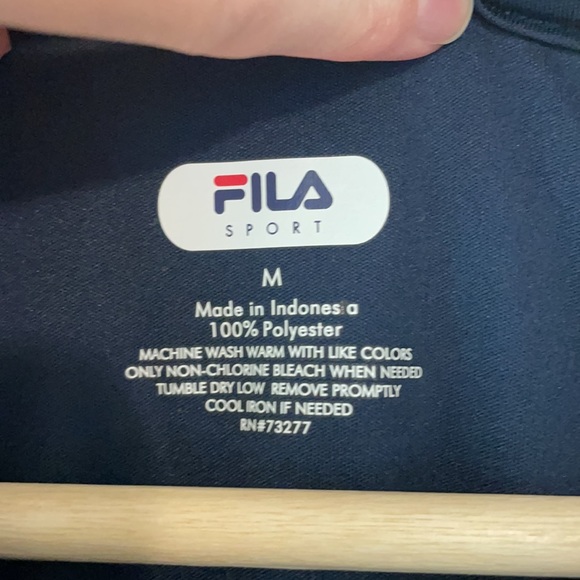 Men’s FILA Activewear T-Shirt M, Navy Blue - Picture 6 of 10